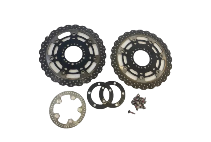 BRAKE DISC KAWASAKI ZR 800 2018 DGFA ABS E VERSION FRONT DISCS ABS RING BOLTS