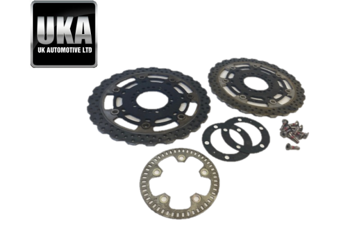 BRAKE DISC KAWASAKI ZR 800 2018 DGFA ABS E VERSION FRONT DISCS ABS RING BOLTS