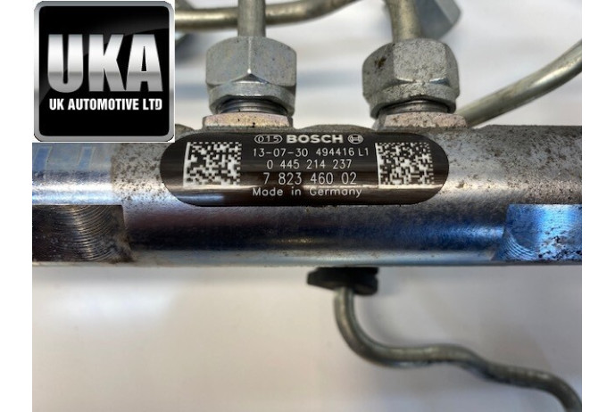 2013 BMW MINI COOPER S R56 2.0 DIESEL FUEL RAIL WITH PIPES 7 823 460 02