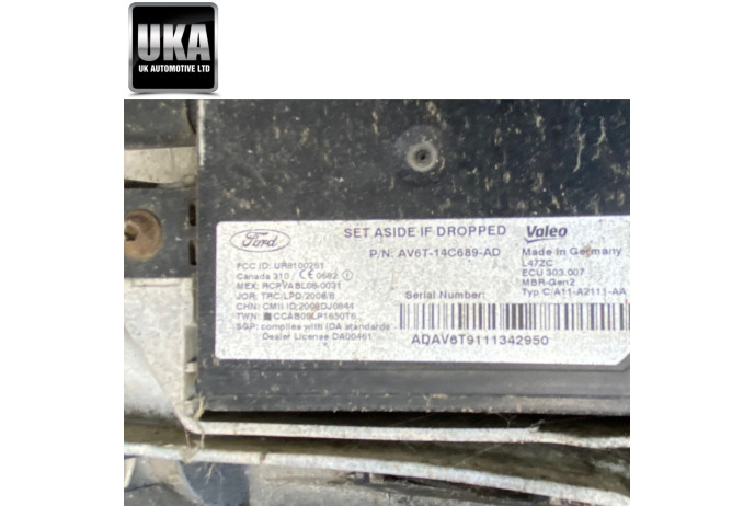 REAR BUMPER FORD FOCUS MK3 BLUE BM51-A17906-A PARKING SENSORS BLIND SPOT MODULES