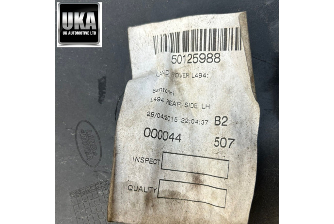 BUMPER RANGE ROVER SPORT L494 REAR BUMPER SKIN IN BLACK 2014-2017 #1