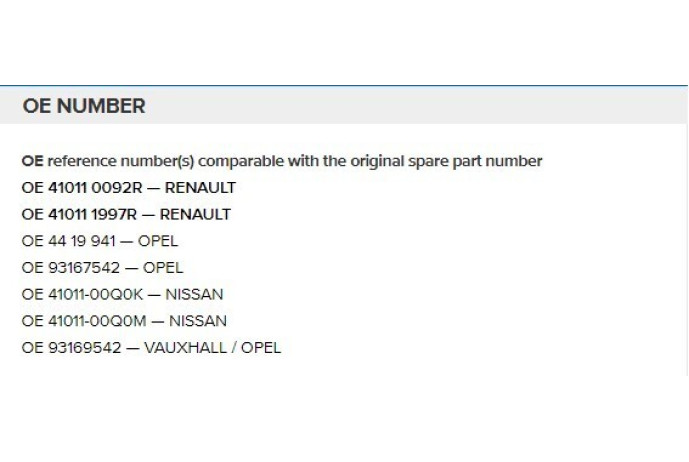 BRAKE CALIPER RENAULT MASTER VAUXHALL MOVANO NEARSIDE PASSENGER FRONT CALIPER