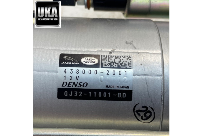 STARTER MOTOR GJ32-11001-BD LAND ROVER EVOQUE DISCOVERY SPORT 2.0 DIESEL MANUAL