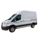 DOOR FORD TRANSIT MK8 WHITE PASSENGER FRONT DOOR LEFT NEARSIDE 2014-2018