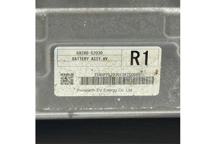 BATTERY G9280-52030 TOYOTA YARIS T MK3 MHEV HYBRID HIGH VOLTAGE 2013 E5 1497CC