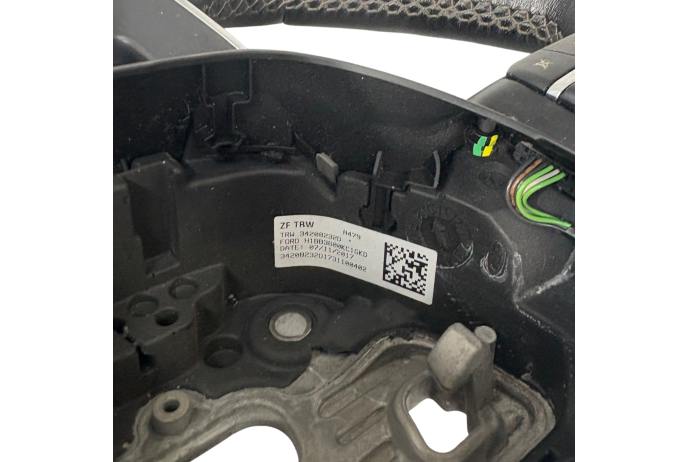 STEERING WHEEL H1BB-3600-KC FORD FIESTA MK8 MULTIFUNCTION LEATHER 2017-2021