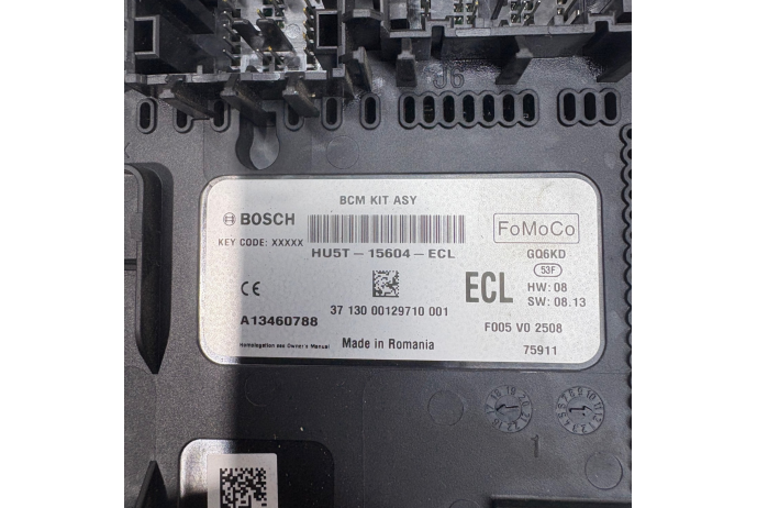 BCM HU5T-15604-ECL FORD FIESTA MK8 BODY CONTROL MODULE ECU 2017-2021