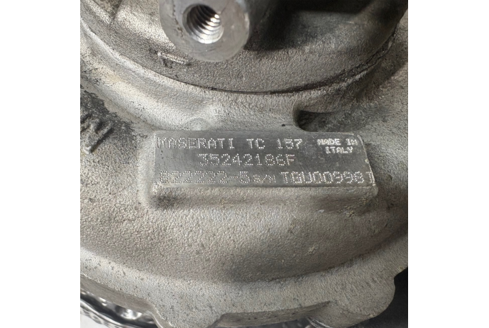 TURBO 35242186F MASERATI LEVANTE GHIBLI 3.0 V6 TURBOCHARGER DIESEL 2016