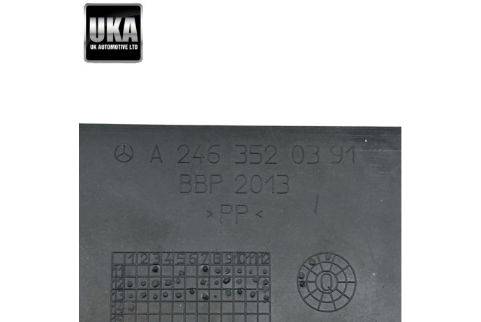 UNDER TRAY A2463520391 MERCEDES A CLASS W176 12-17 EXHAUST HEAT SHIELD REAR