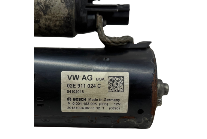 STARTER 02E911024C VOLKSWAGEN TRANSPORTER T6 2.0 MOTOR DSG AUTO 2018