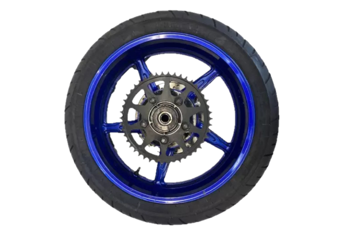 REAR WHEEL SUZUKI SFV 650 AL5 2015 650CC REAR WHEEL TYRE SPROCKET DISC 160 60 17