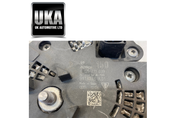 ALTERNATOR 9A160301801 PORSCHE 911 CARRERA S 3.8 2012 150AMP