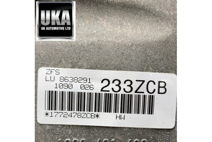 GEARBOX GA8HP-45XZ BMW X3 2.0 1995CC XDRIVE DIESEL 8 SPD AUTOMATIC 2016 8638291