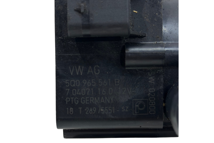 PUMP 5Q0965561B VOLKSWAGEN TRANSPORTER T6 2.0 AUXILLARY WATER COOLANT 2018 22K