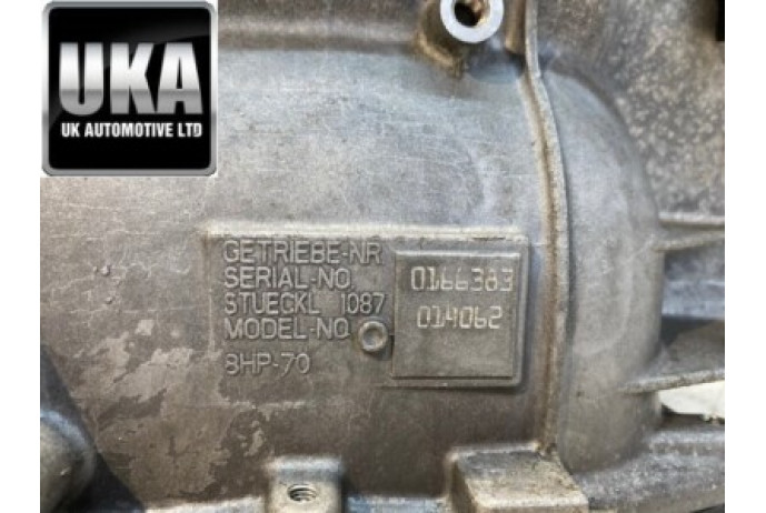 GEARBOX DX23-7000-AE JAGUAR F TYPE XE 3.0 SUPERCHARGED 8SPD 2WD AUTOMATIC