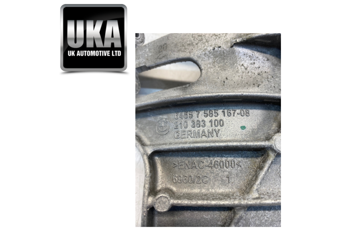 BRACKET 7585167 BMW M4 3.0 F83 PETROL 2018 EURO 6 AIR CON PUMP BRACKET PULLEY