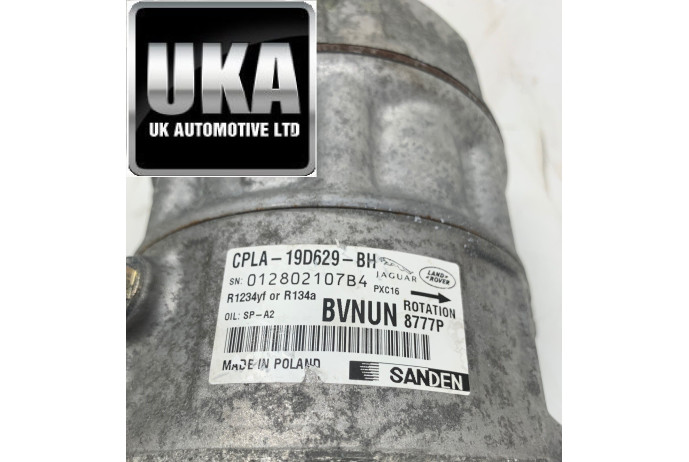 PUMP CPLA-19D629-BH RANGE ROVER EVOQUE 2.0 DIESEL AC AIR CON COMPRESSOR 2017