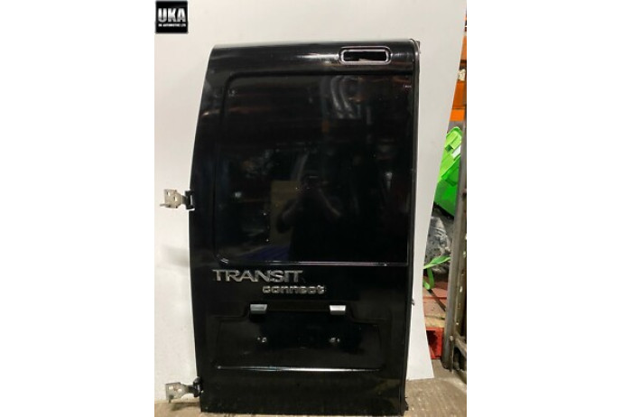 REAR DOOR FORD TRANSIT CONNECT MK1 PASSENGER LEFT BLACK 2002-2013