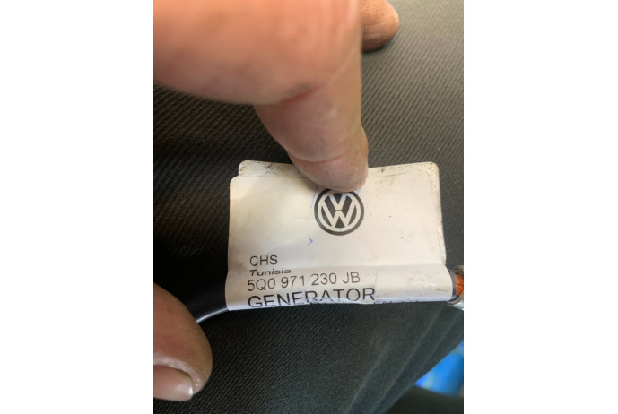 LOOM 5Q0971230JB VW TIGUAN 1.5 TSI MK2 ALTERNATOR WIRING 2019