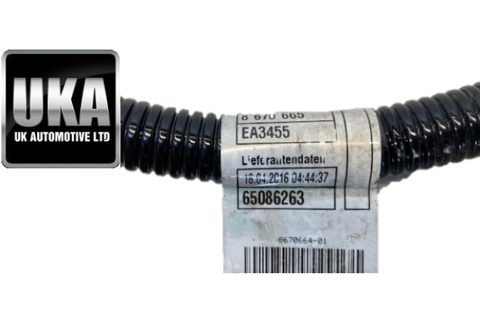 LOOM 8670665 BMW X5 F15 XDRIVE 40E 2.0 PETROL HYBRID POWER LEAD CABLE BATTERY