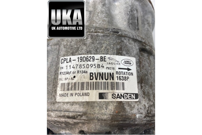 AC PUMP CPLA-19D629-BE RANGE ROVER EVOQUE 2.0 TD4 AIR CON COMPRESSOR