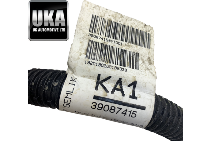LOOM 39087415 VAUXHALL ADAM MK1 1.2 PETROL BATTERY ALTERNATOR STARTER 2019