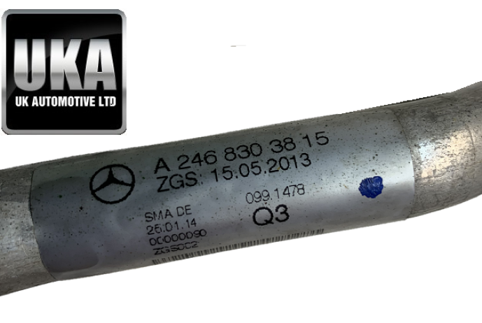 AC PIPE A2468303815 MERCEDES A180 1.6 TURBO PETROL AIR CONDITIONING AIR CON