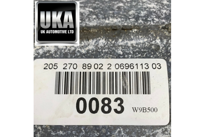 GEARBOX A2052708902 MERCEDES C250 C250D 2.2 2.1 2017 9SPD 28,000M 651.921 725018