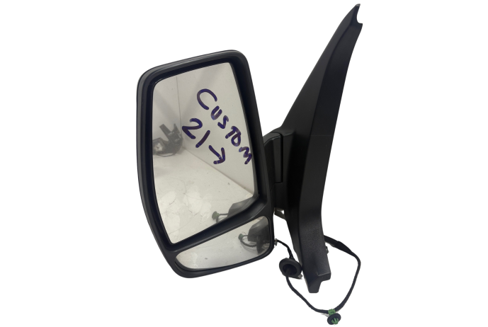 MIRROR FORD TRANSIT CUSTOM DOOR WING SIDE PASSENGER LEFT 2021 2019-2023