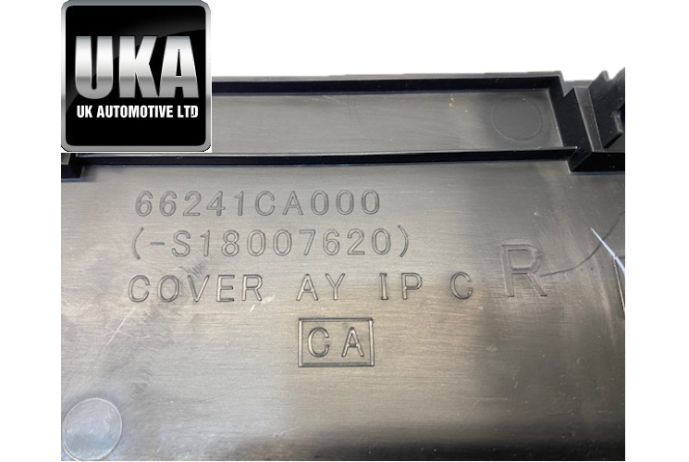 TRIM TOYOTA GT86 D-4S MK1 CENTRE CONSOLE COVER 66241CA000 66241CA010