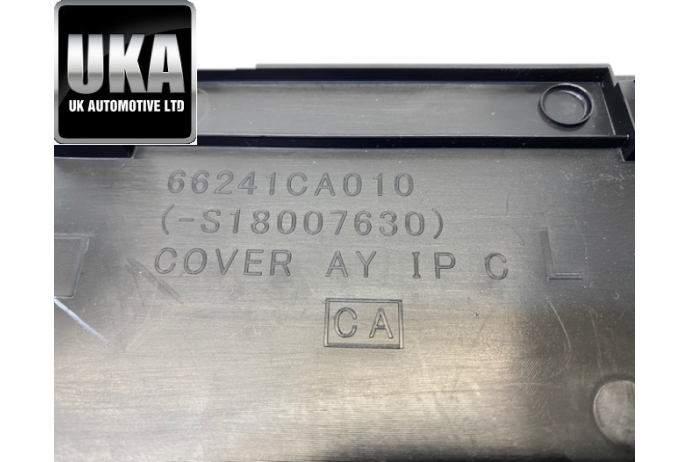 TRIM TOYOTA GT86 D-4S MK1 CENTRE CONSOLE COVER 66241CA000 66241CA010