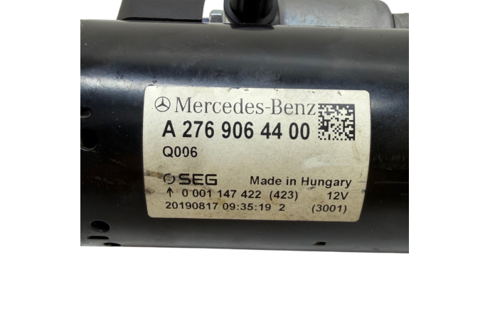 STARTER A2769064400 MERCEDES C43 3.0 V6 AMG 2018 MOTOR