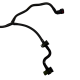 PIPE GK2Q-9K022-AC FORD TRANSIT CUSTOM MK8 2.0 E6 DIESEL LEAK OFF HOSE 2016-2019