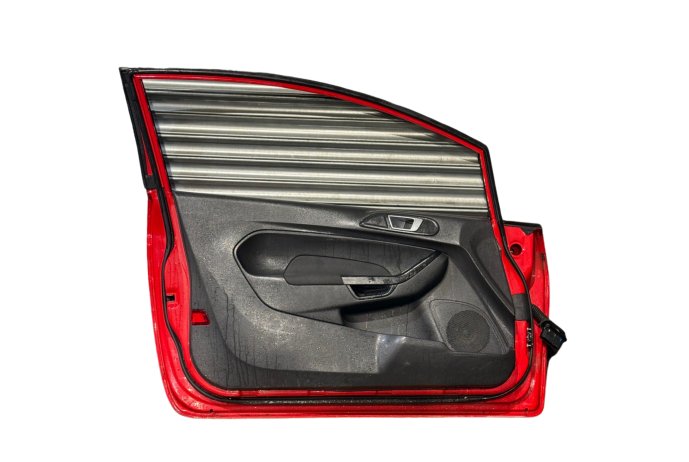 DOOR FORD FIESTA MK7 PASSENGER LEFT IN RED 3 DOOR 2013 2014 2015 2016 2017
