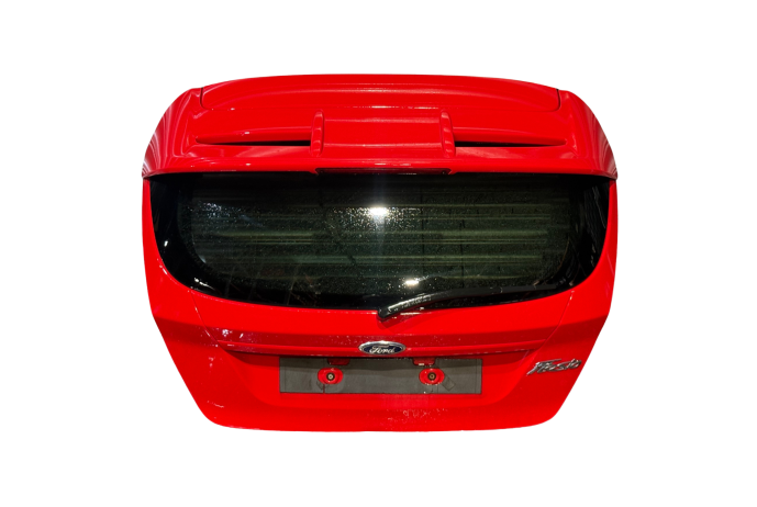 TAILGATE FORD FIESTA MK7 ST LINE BOOT LID WITH SPOILER IN RED 2013-2017