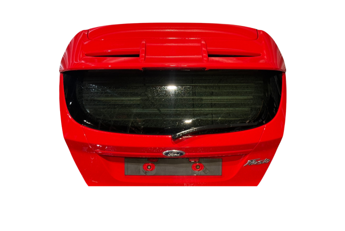 TAILGATE FORD FIESTA MK7 ST LINE BOOT LID WITH SPOILER IN RED 2013-2017