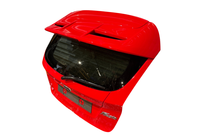 TAILGATE FORD FIESTA MK7 ST LINE BOOT LID WITH SPOILER IN RED 2013-2017