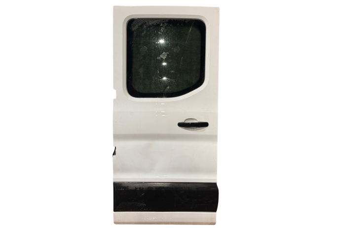 DOOR FORD TRANSIT MK9 CREW CAB REAR PASSENGER LEFT GLAZED T350 TIPPER 2018-2024