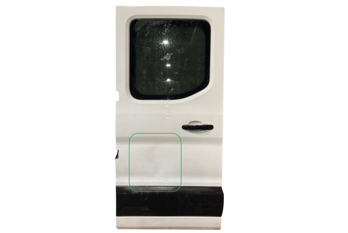 DOOR FORD TRANSIT MK9 CREW CAB REAR PASSENGER LEFT GLAZED T350 TIPPER 2018-2024