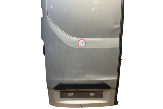 DOOR FORD TRANSIT CUSTOM REAR PASSENGER LEFT SILVER 2013-2018