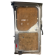DOOR FORD TRANSIT CUSTOM REAR PASSENGER LEFT SILVER 2013-2018