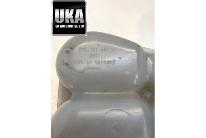 2015 PORSCHE CAYENNE 3.0 DIESEL V6 COOLANT WATER HEADER TANK  7P0121407B