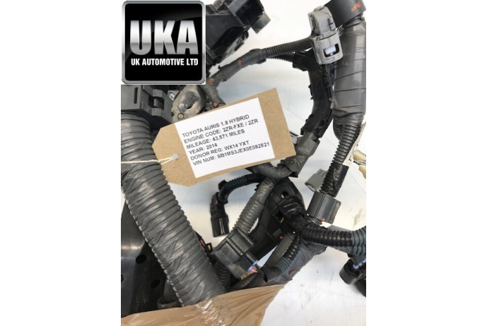 WIRING HARNESS TOYOTA AURIS EXCEL 2014 1.8 PETROL HYBRID AUTOMATIC ENGINE LOOM 