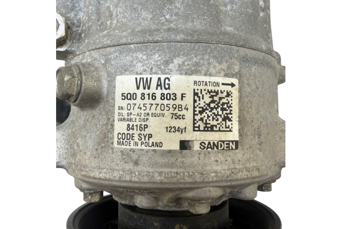 AC PUMP 5Q0816803F VW AUDI SEAT 1.5 TSI AIR CON VOLKSWAGEN