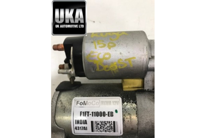 FORD KUGA 15-18 1.5 ECOBOOST PETROL AUTOMATIC TURBO STARTER MOTOR F1FT-11000-EB