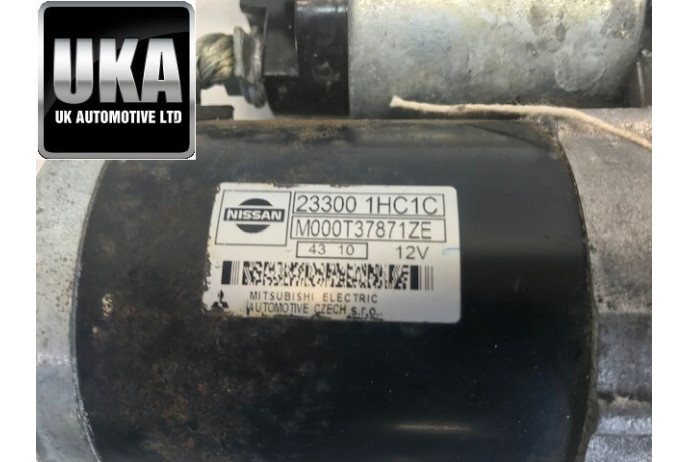 STARTER MOOOT37871ZE NISSAN NOTE MK2 DIG-S 1.2 1198CC PETROL MOTOR 2014
