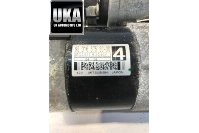 STARTER 9801667580 PEUGEOT 2008 E-HDI 1560CC 1.6 92HP MOTOR