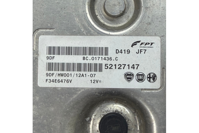 ECU 52127147 FIAT DUCATO MK4 2.3 EURO 6 ABS ENGINE CONTROL UNIT 2020