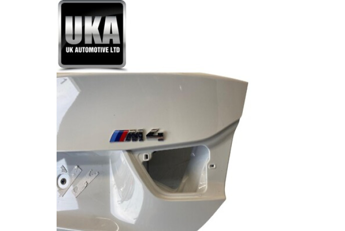 BOOT LID BMW M4 4 SERIES F83 WHITE COUPE TRUNK FIBRE GLASS PLASTIC