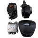 AIRBAG KIT FORD TRANSIT CUSTOM DRIVERS MODULE BELTS AIR BAGS AIRBAGS 2013-2018